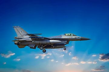 F-16 Fighting Falcon, de J505, Nederland van Gert Hilbink