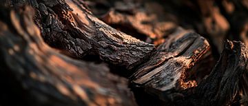 Holzoberfläche – Nahaufnahme und Textur von Poster Art Shop