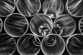 Buizen voor aardgas transport van Jan Sportel Photography