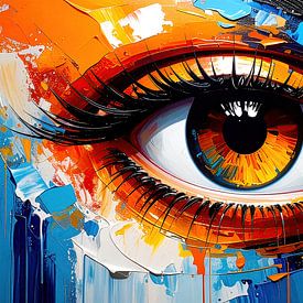 Abstract eye by AidasignArt
