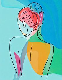 Femelle, graceful beauty by Loes van der Staak