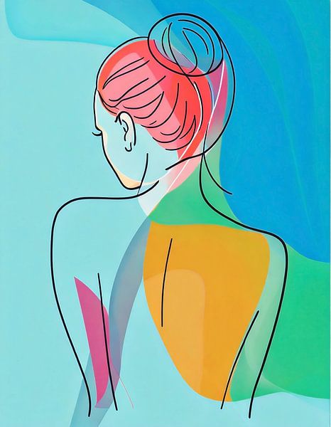 Femelle, graceful beauty by Loes van der Staak