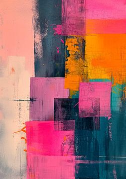 Colorful Abstraction van Harry Hadders