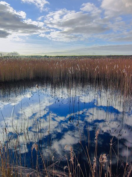 Hollandse luchten - Weerspiegeling par Robert Wagter