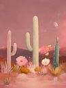 Mexican cacti in pastel colours by Studio Allee thumbnail