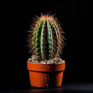 Cactus in een pot van The Xclusive Art