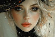 Modern portret van Carla Van Iersel thumbnail