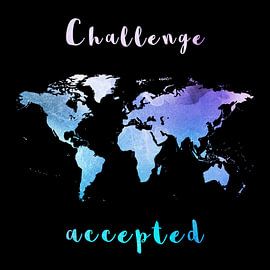 Weltkarte - Geschenkidee für Reisende by Poster Art Shop