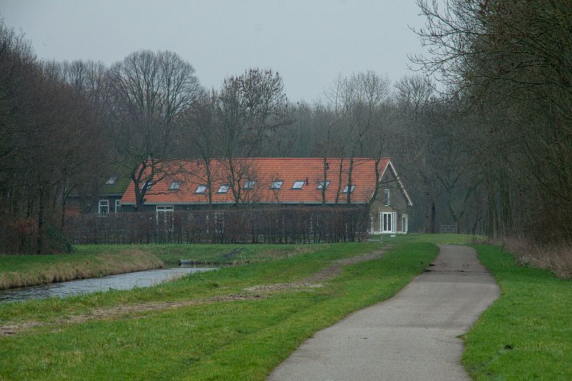 Een boerderij in de Alkeetse Polder 02 by Hans Blommestijn