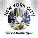 Graphic Art NEW YORK CITY van Melanie Viola thumbnail