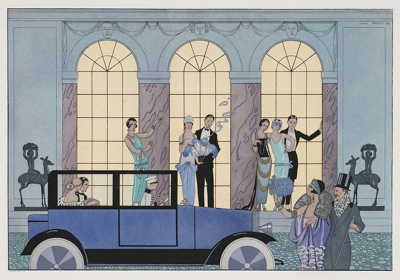 George Barbier - Au Revoir (1920) by Peter Balan