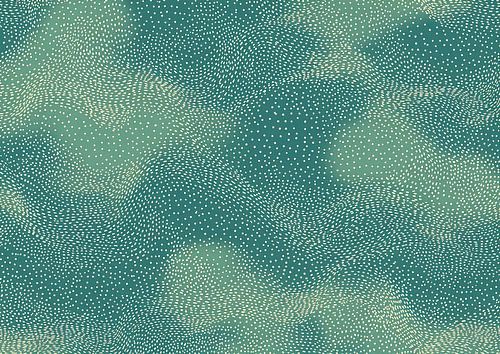 Vague turquoise | Fond turquoise Points blancs