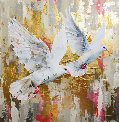 Painting Golden Doves