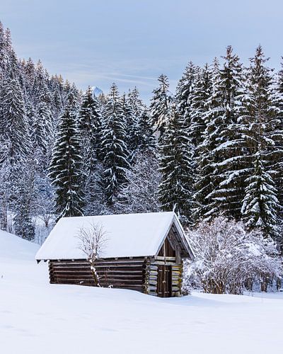 Winterlandschap in Zuid Duitsland