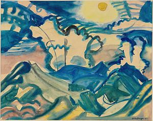 August Babberger - Landschaft am Klausenpass (Nachmittag)
