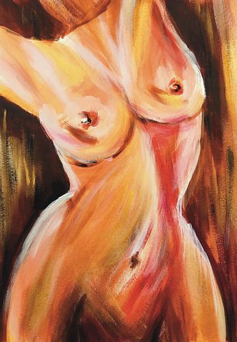 Vrouwelijk naakte vorm