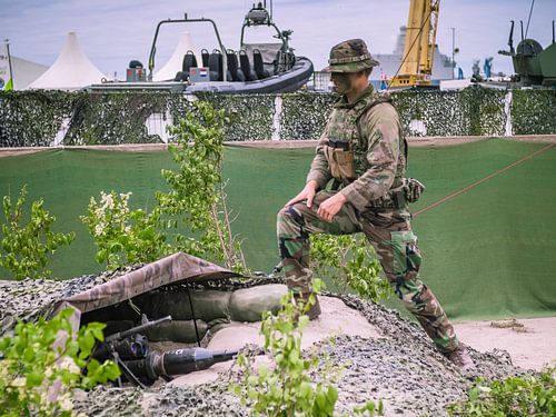 Marine ready to help