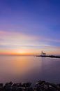 Lighthouse Horse of Marken at sunrise by Patrick van Os thumbnail
