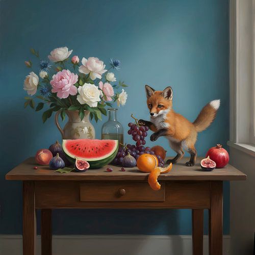 De kleine vos en het geheime feestmaal