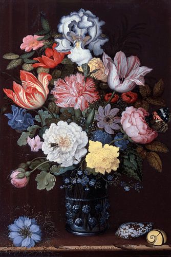 Bloemstilleven met schelpen, Balthasar van der Ast