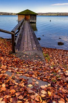 Herfst aan het Kochelmeer van Christina Bauer Photos