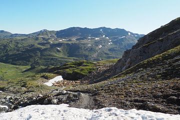 Tyrol du Sud - photographie de montagne impressionnante du Piz Rims et de ses montagnes. sur Miriam Schwarzfischer Fotografie