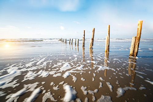 Strand in Dänemark von Frank Grässel