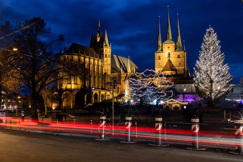 Erfurter Dom nach Weihnachten von Mixed media vector arts