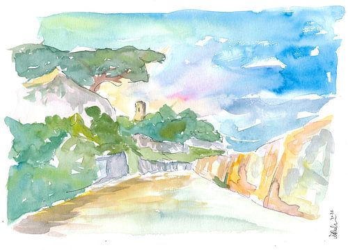 Guernsey Kanalinseln Spaziergang in der Sonne