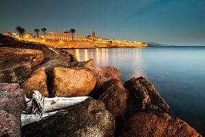 Nachtlicht in Alghero - Sardinien von Damien Franscoise