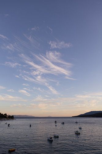 Le silence du soir sur l'Adriatique