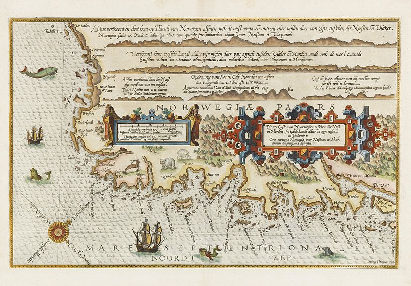 Küste von Norwegen, 1586 von Atelier Liesjes