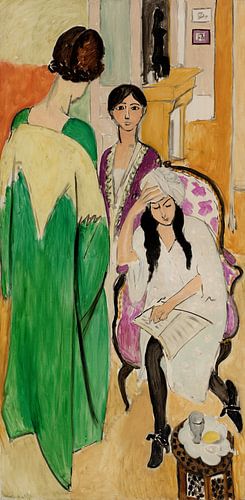 Henri Matisse, Three Sisters with an African Sculpture 