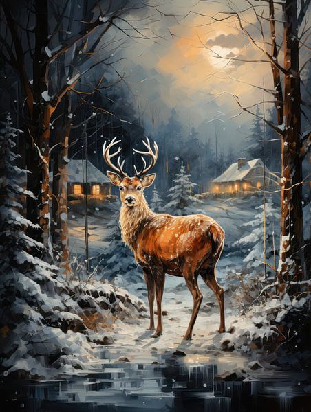 Warm Christmas greetings by Eva Lee