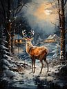 Warm Christmas greetings by Eva Lee thumbnail