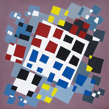 EH PAINTING ART 1991* #0910 Skurriles Original von Willem Hartgers