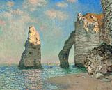 Die Steilküste von Etretat, Claude Monet von Meesterlijcke Meesters Miniaturansicht