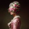 Rozen Blinddoek | Blindfold of Pink Roses van Bloemen Studio