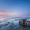 Shipwreck on the Wad near Wierum by Jurjen Veerman