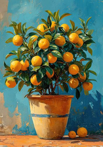 Citroenboom Citroen kunstwerk