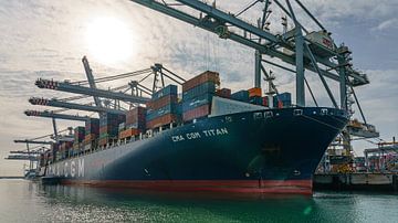 CMA CGM-Containerschiff Titan.