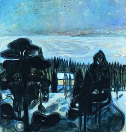 Witte nacht - Edvard Munch