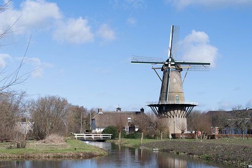 Bergambacht Nederland Molen Den Arend uit 1869
