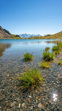 Lunghinsee met zijn berglandschap van Leo Schindzielorz