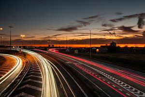La route du coucher de soleil