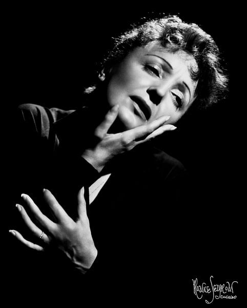 Edith Piaf 1955 von Bridgeman Images
