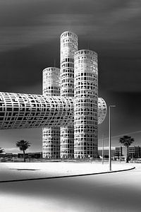 Collage d'architecture de bâtiment en Espagne sur Marianne van der Zee