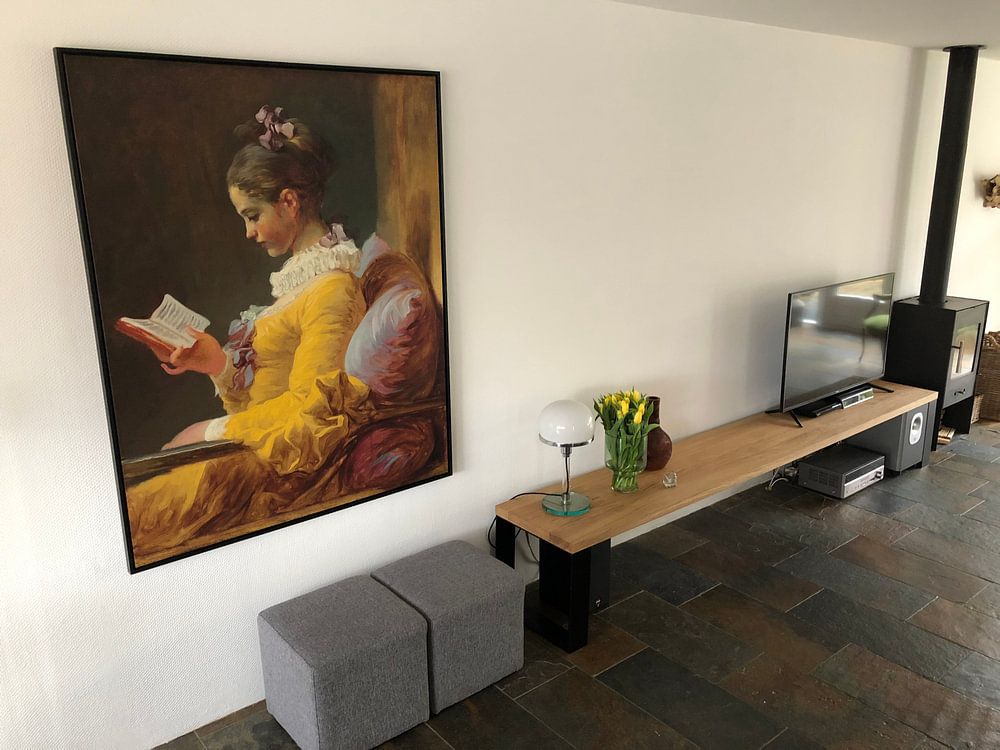 Young Girl Reading, Jean-Honoré Fragonard 