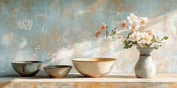 Verwitterte Pracht in Beige