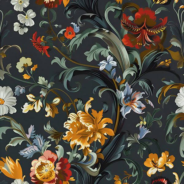 Flower wallpaper by StudioMaria.nl